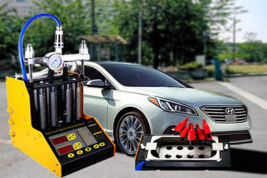 Промывка и диагностика инжекторов (форсунок) Hyundai Sonata